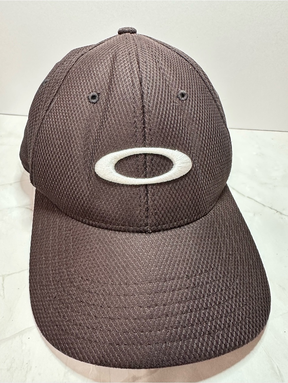 Oakley Men’s Chocolate Brown Hat with White Oval Logo